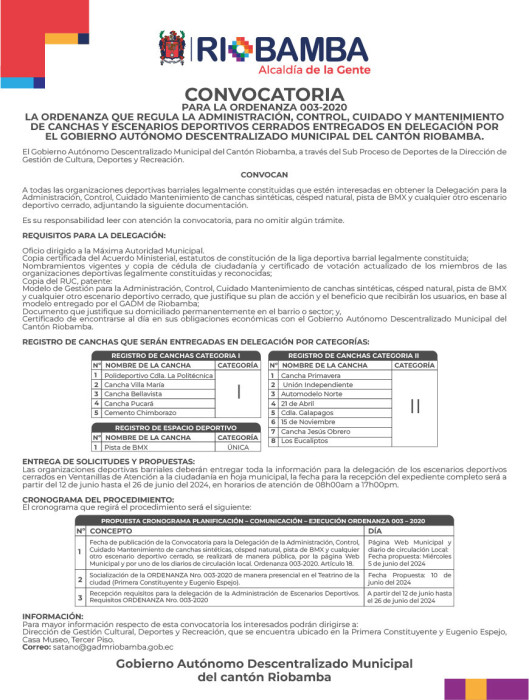 co canchas