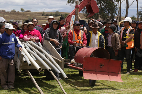 Más de 300 familias de Tzimbuto-Quincahuán se benefician con la culminación de su sistema de alcantarillado