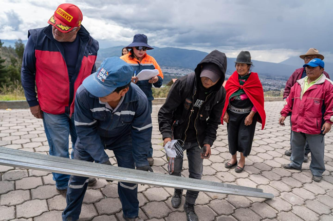 Municipio de Riobamba fortalece infraestructura comunitaria en la parroquia Cacha