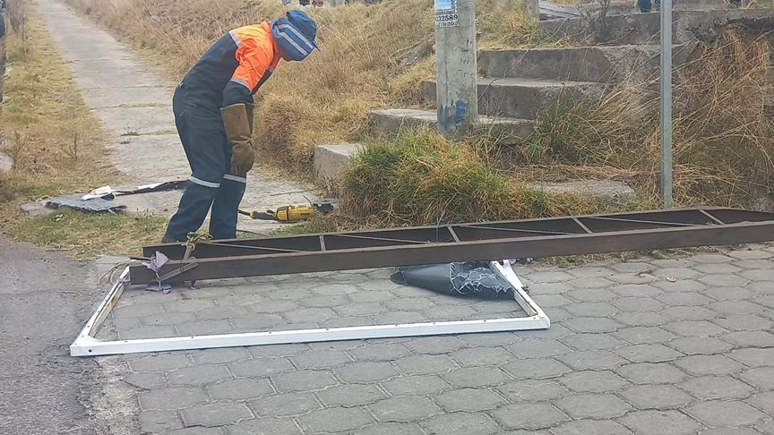 Tu Muni en tu barrio llega a las familias de Riobamba